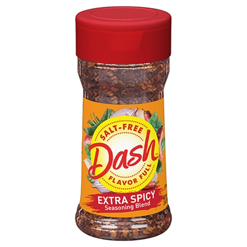 Dash Seasoning Blend, Salt-Free, Extra Spicy - 2.5 oz